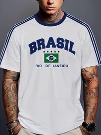 Brasilien Sport T-shirt Weiss RIO DE JANERIO