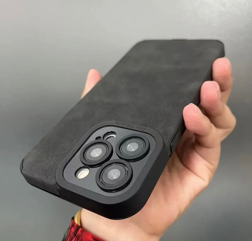 IPHONE 2024 Neue Mode Luxus Kunstleder Matte Handyhüllen