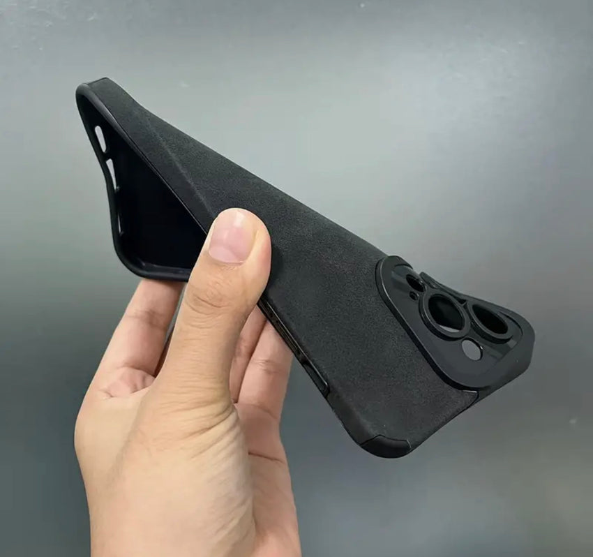IPHONE 2024 Neue Mode Luxus Kunstleder Matte Handyhüllen