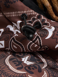 Karl Kani OG PAISLEY PUFFER - Winterjacke - brown