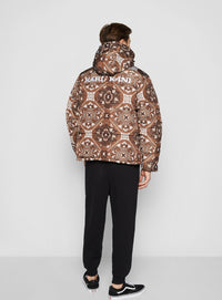 Karl Kani OG PAISLEY PUFFER - Winterjacke - brown