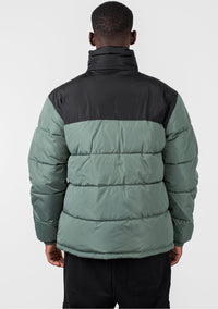 Karl Kani RETRO ESSENTIAL PUFFER - Winterjacke - dusty green