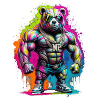 MP42 Design - Batista Bär T-shirt - 100% Baumwolle