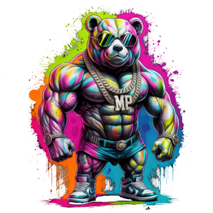 MP42 Design - Batista Bär T-shirt - 100% Baumwolle