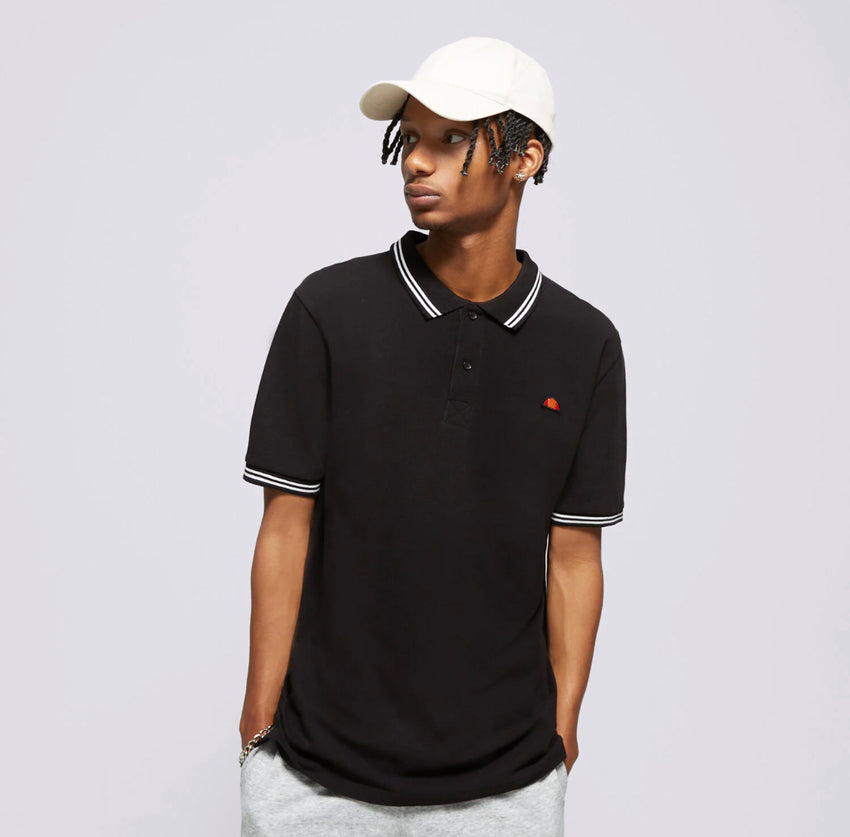Ellesse Dioran Twin Tipped Herren Polo-Shirt SBS22445-BLACK/WHITE