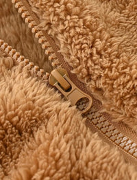 Fleece Kuschelweste für Kinder - brown