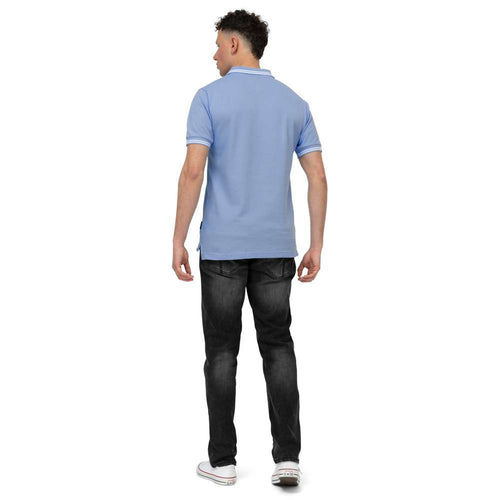 Ellesse Dioran Twin Tipped Herren Polo-Shirt SBS22445-LIGHT-BLUE