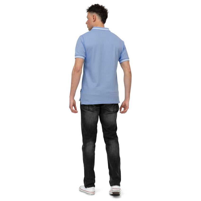 Ellesse Dioran Twin Tipped Herren Polo-Shirt SBS22445-LIGHT-BLUE