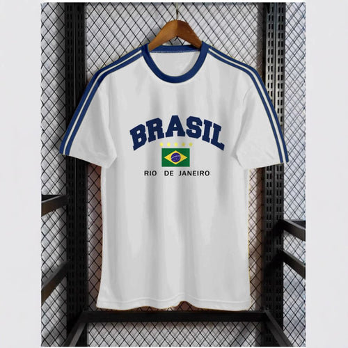 Brasilien Sport T-shirt Weiss RIO DE JANERIO