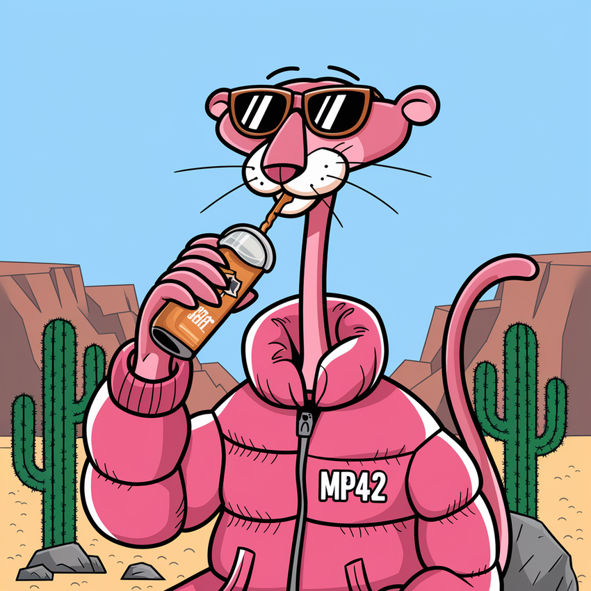 MP42 Design - Chill Time for Pinki T-shirt - 100% Baumwolle