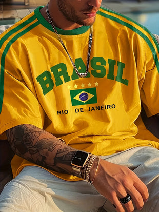 Brasilien Sport T-shirt RIO DE JANERIO