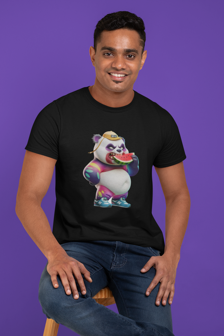 MP42 Design - Böser Panda T-shirt 100% Baumwolle