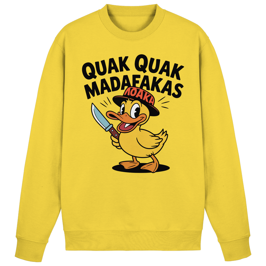 QUAK QUAK MADAFAKAS  - Basic Sweatshirt