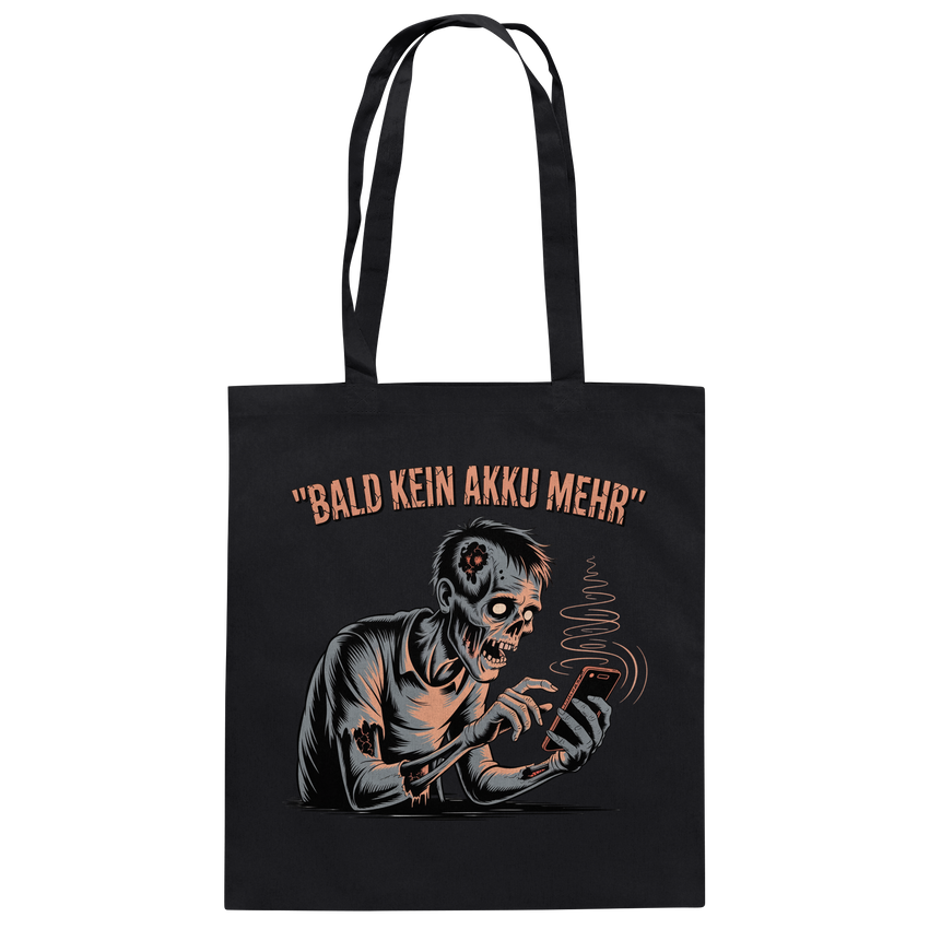 MP42 - Bald kein Akku mehr  - Baumwolltasche