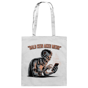 MP42 - Bald kein Akku mehr  - Baumwolltasche