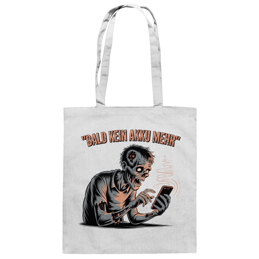 MP42 - Bald kein Akku mehr  - Baumwolltasche