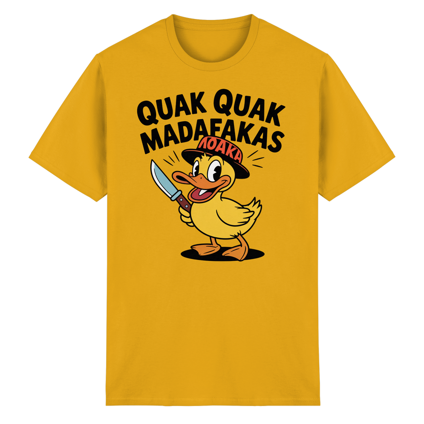 QUAK QUAK MADAFAKAS - MP42 Design - Heavy Cotton T-Shirt