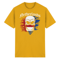 Netherlands Maske Trikot - Heavy Cotton T-Shirt