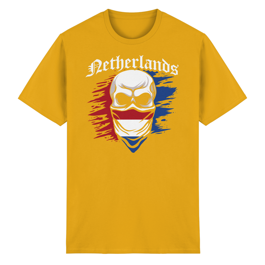 Netherlands Maske Trikot - Heavy Cotton T-Shirt