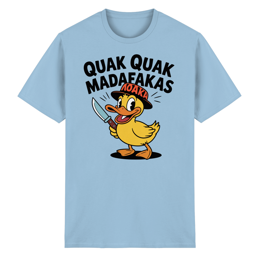 QUAK QUAK MADAFAKAS - MP42 Design - Heavy Cotton T-Shirt