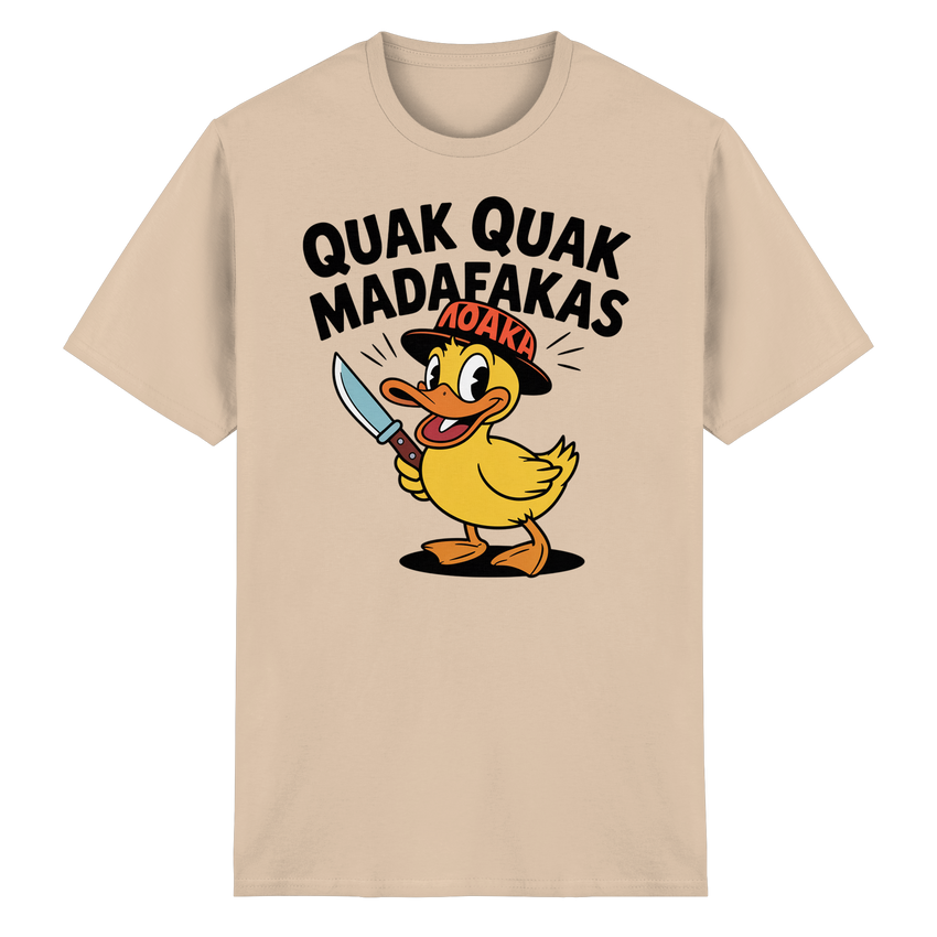 QUAK QUAK MADAFAKAS - MP42 Design - Heavy Cotton T-Shirt