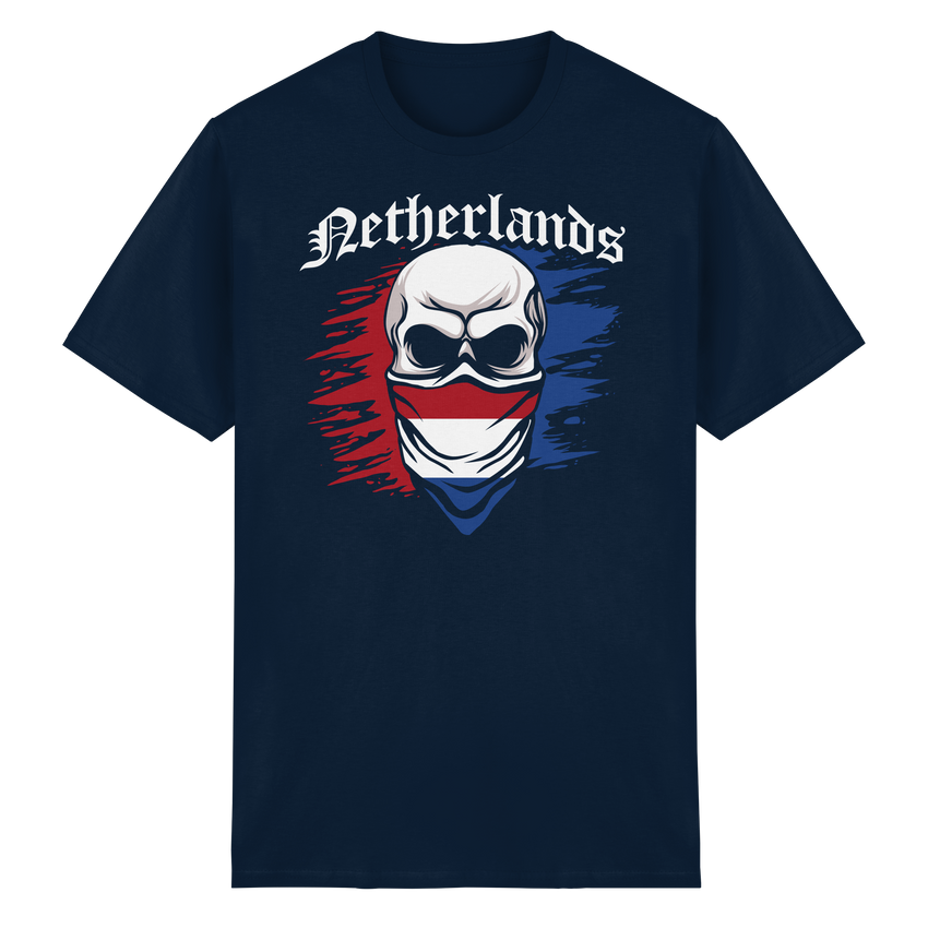Netherlands Maske Trikot - Heavy Cotton T-Shirt