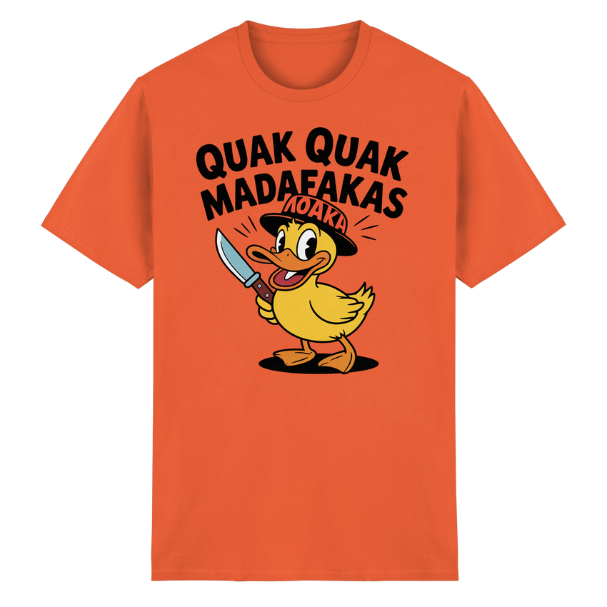 QUAK QUAK MADAFAKAS - MP42 Design - Heavy Cotton T-Shirt