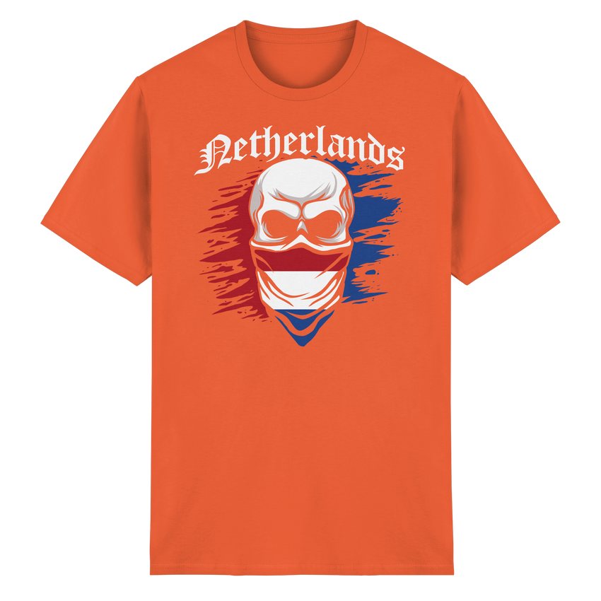 Netherlands Maske Trikot - Heavy Cotton T-Shirt