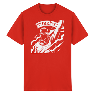 Türkei Trikot  - Heavy Cotton T-Shirt