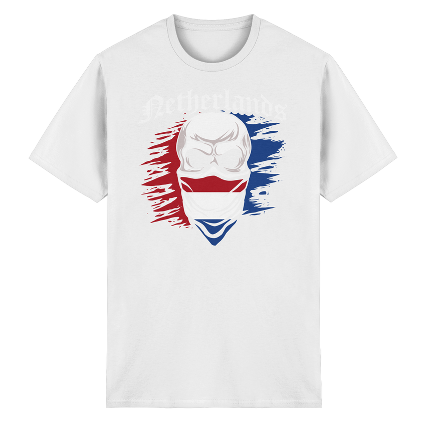 Netherlands Maske Trikot - Heavy Cotton T-Shirt