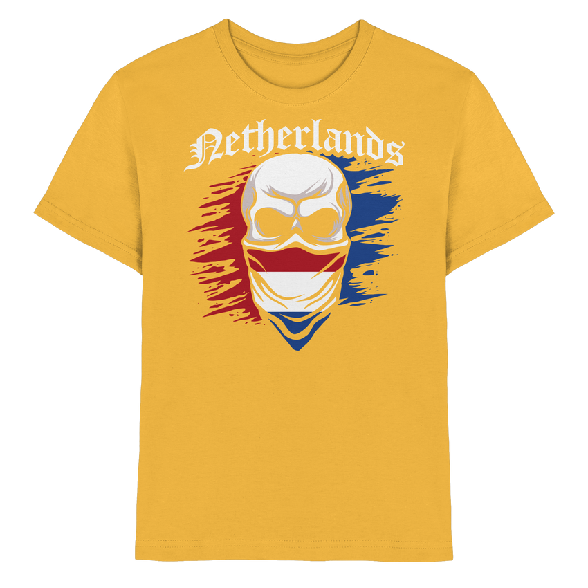 Netherlands Maske Trikot - Kids Premium Shirt