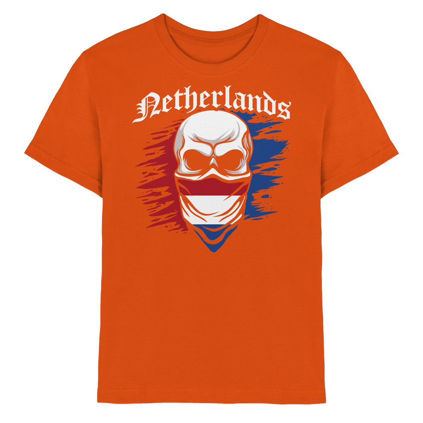 Netherlands Maske Trikot - Kids Premium Shirt