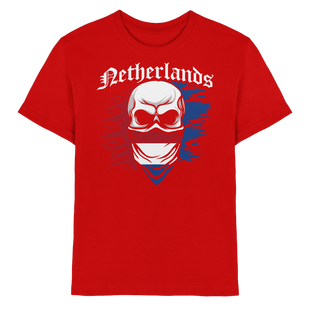 Netherlands Maske Trikot - Kids Premium Shirt