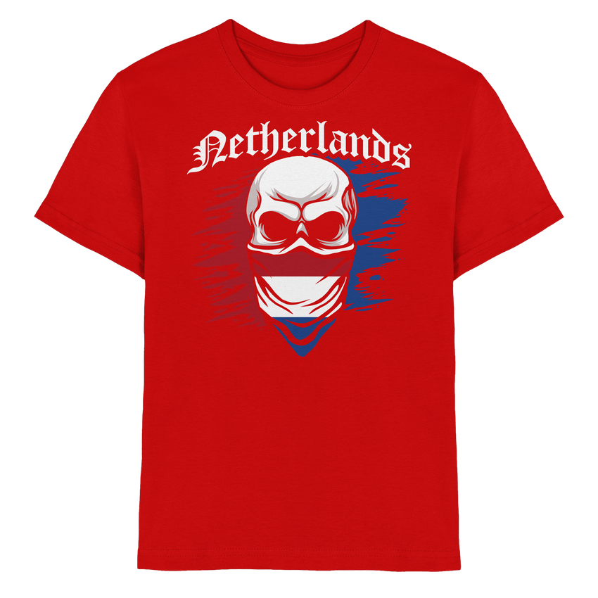 Netherlands Maske Trikot - Kids Premium Shirt