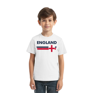 MP42 - England Trikot 100% Baumwolle - Kids Premium Shirt