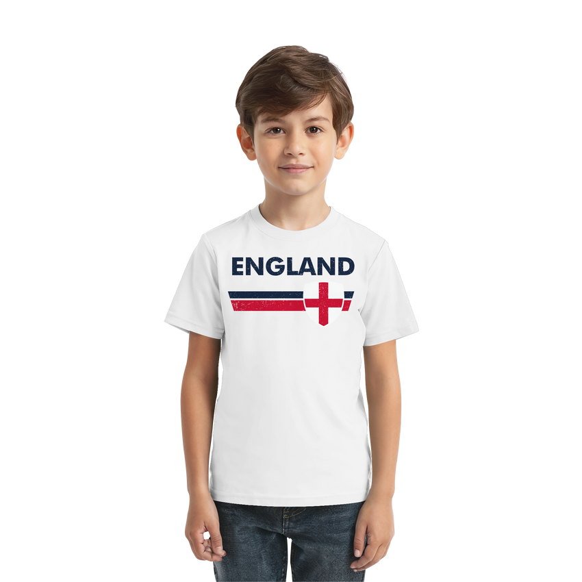 MP42 - England Trikot 100% Baumwolle - Kids Premium Shirt