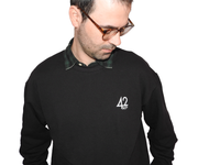 MP42 - Serie 1 Sweatshirt Pullover BLACK - Baumwolle