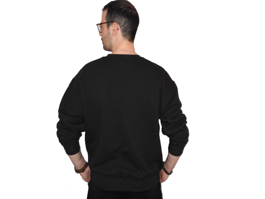 MP42 - Serie 1 Sweatshirt Pullover BLACK - Baumwolle