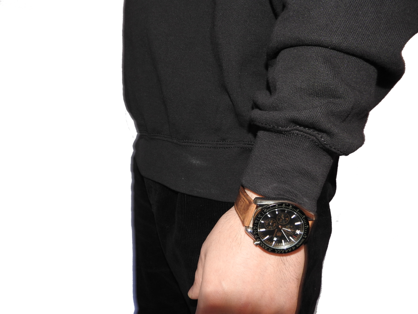 MP42 - Serie 1 Sweatshirt Pullover BLACK - Baumwolle